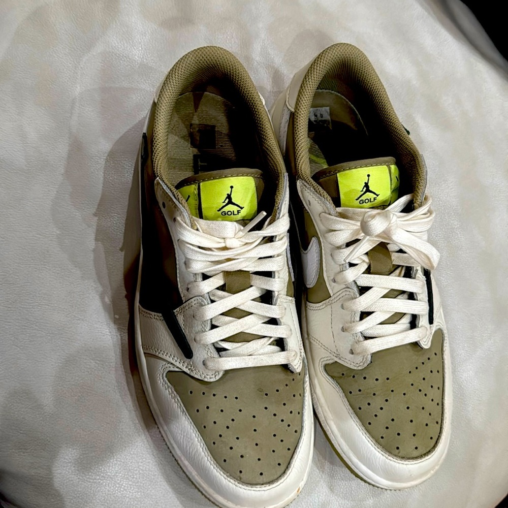 Nike Air Jordan 1 Retro Low Golf Travis Scott Neutral Olive
